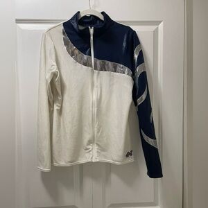 Unique Women’s XL Penn State Velvet Warmup Jacket Asymmetrical Full Zip